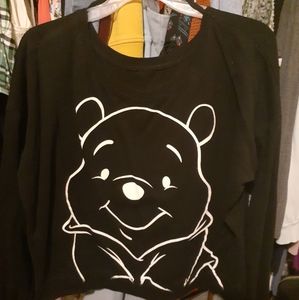 Black winnie the pooh sweater